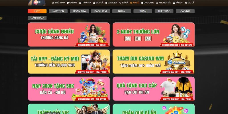 Khuyến mãi 789Bet hot