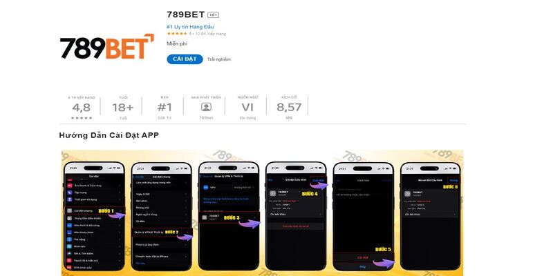 4 bước tải app 789Bet về thiết bị mobile siêu dễ